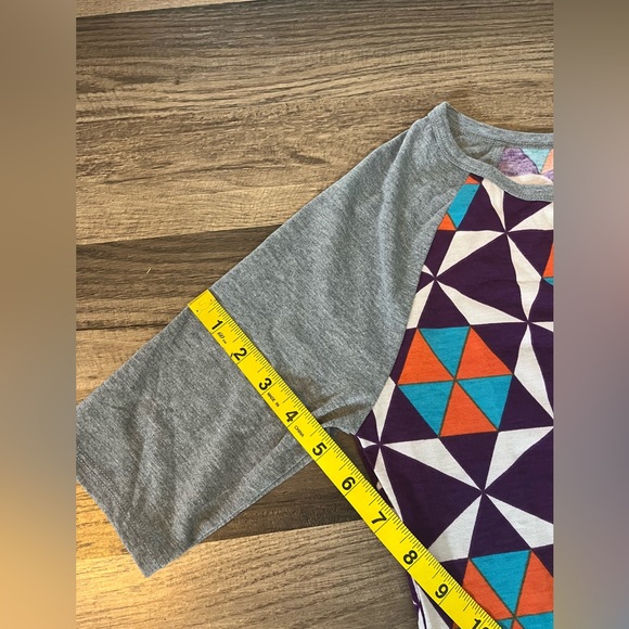 NWT LuLaRoe Julia Raglan Geometric Pattern Dress SZ XS - Picture 6 of 10